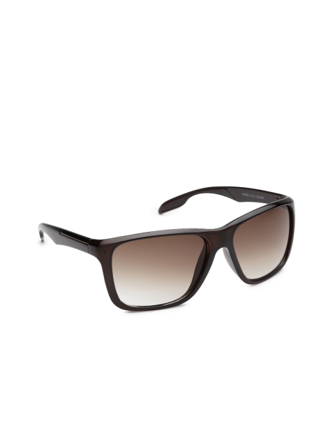 

Get Glamr Unisex Rectangle Sunglasses SG-UN-MT-223-9, Brown