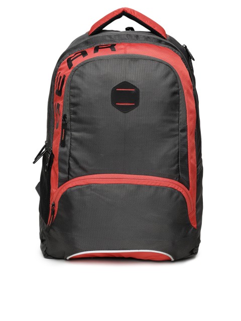 

Gear Unisex Grey Brand Logo Backpack