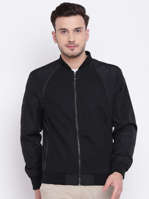 

Blackberrys Men Black Solid Bomber