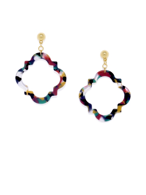 

Pipa Bella Multicoloured Square Drop Earrings, Multi