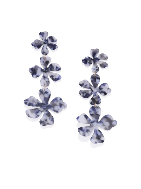 

Pipa Bella Blue Floral Drop Earrings