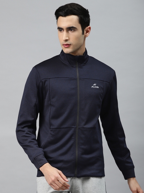 

Alcis Men Navy Blue Solid Sporty Jacket