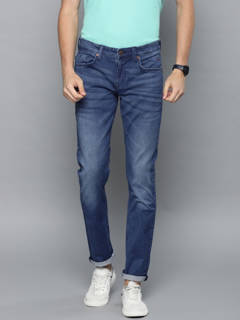 

Louis Philippe Jeans Men Blue Slim Fit Low-Rise Clean Look Stretchable Jeans