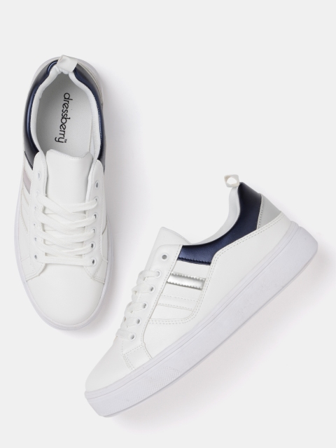 

DressBerry Women White Sneakers