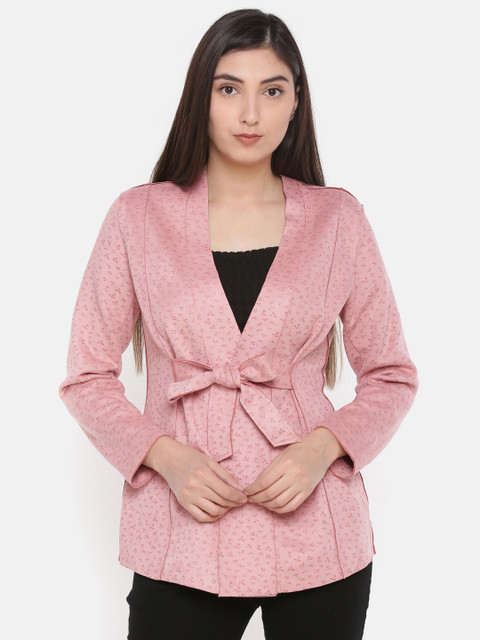 

CODE by Lifestyle Women Pink Printed Jacket