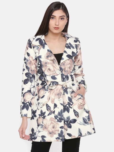 

CODE by Lifestyle Women Beige Printed Tailored Jacket