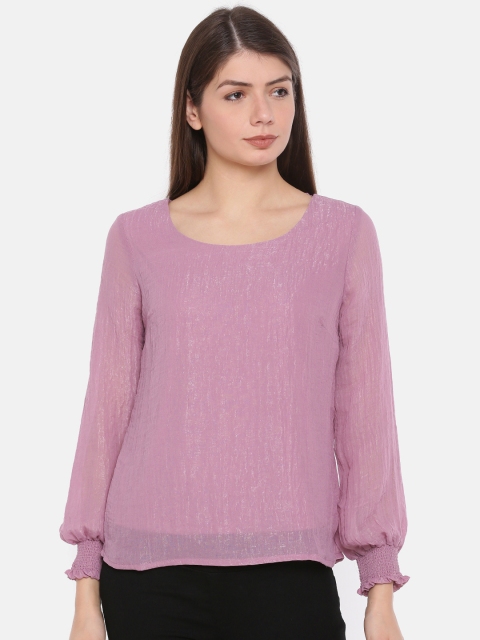 

CODE by Lifestyle Women Lavender Solid Top