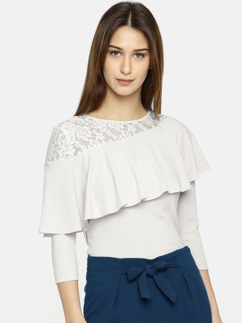 

CODE by Lifestyle Women Grey Solid Top