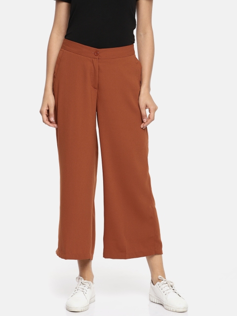

CODE by Lifestyle Women Brown Regular Fit Solid Culottes