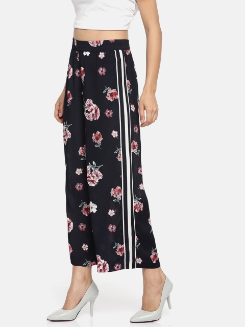 

CODE by Lifestyle Women Navy Blue Regular Fit Printed Culottes