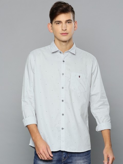 

Louis Philippe Sport Men Grey Slim Fit Printed Casual Shirt