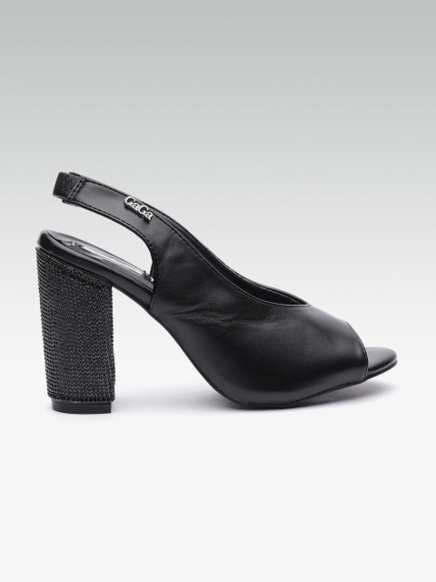 

ELLE Women Black Solid Heels