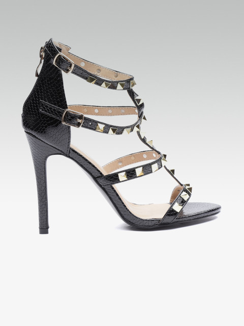 

ELLE Women Black Embellished Heels