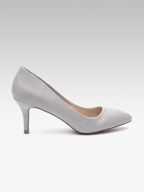 

ELLE Women Grey Solid Pumps