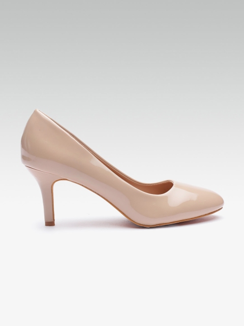 

ELLE Women Beige Solid Pumps