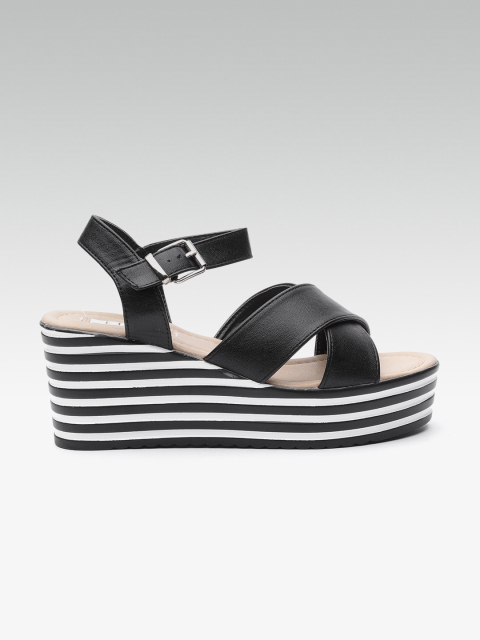 

ELLE Women Black Solid Wedges