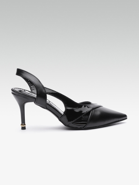 

ELLE Women Black Solid Pumps