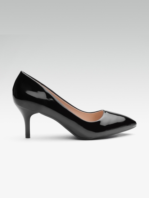 

ELLE Women Black Solid Pumps