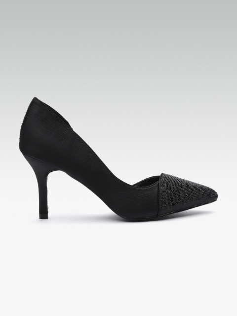 

ELLE Women Black Embellished Pumps