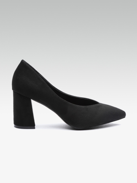 

ELLE Women Black Solid Pumps