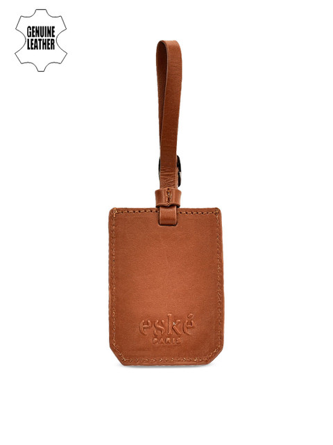 

Eske Men Brown Solid Luggage Tag