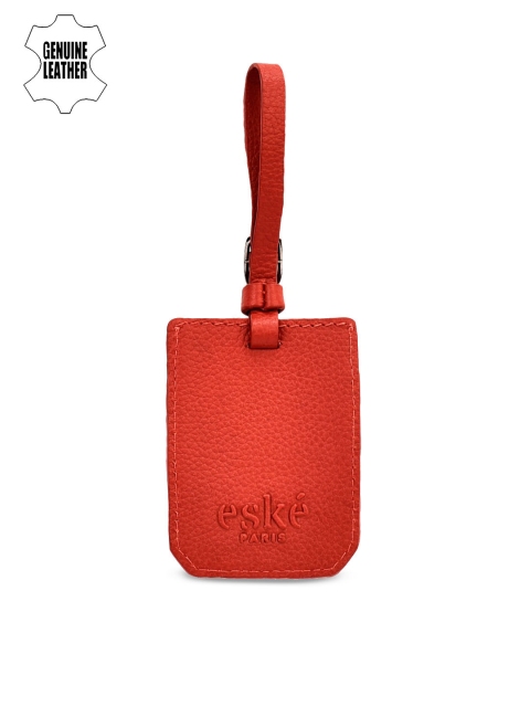 

Eske Men Red Solid Luggage Tag