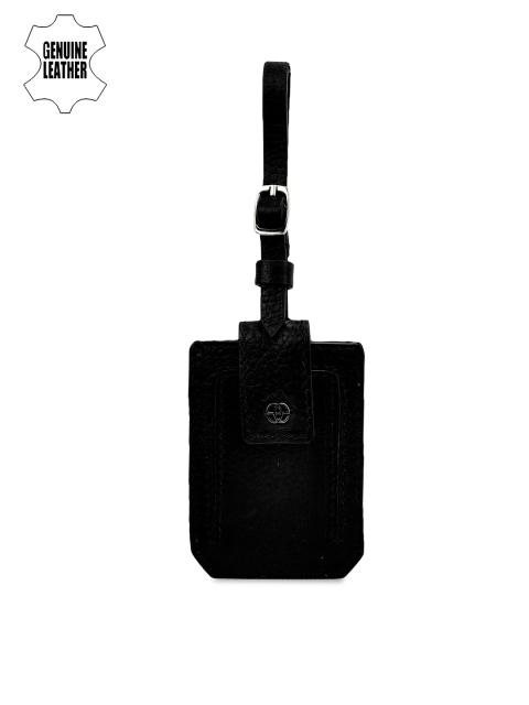 

Eske Black Leather Luggage Tag