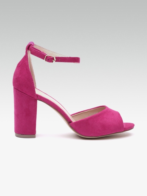 

Carlton London Women Pink Solid Heels