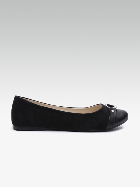 

Carlton London Women Black Solid Ballerinas