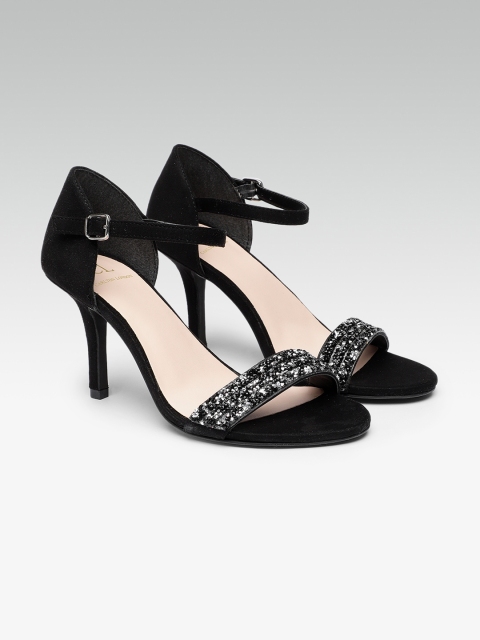 

Carlton London Women Black Solid Heels