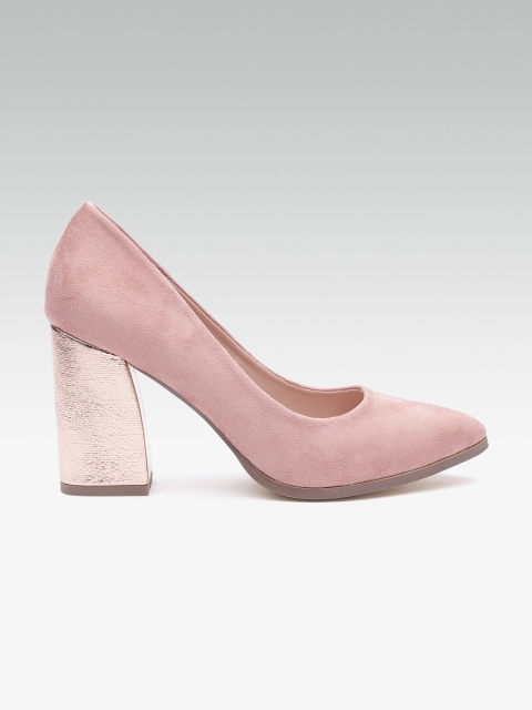 

Carlton London Women Pink Solid Pumps