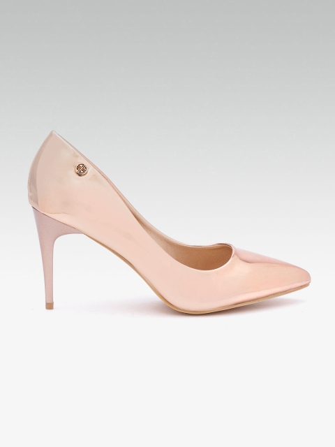 

Carlton London Women Rose Gold Solid Pumps