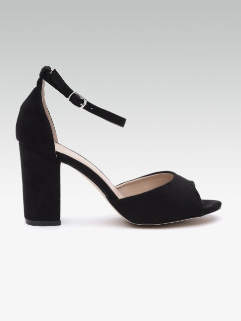 

Carlton London Women Black Solid Heels