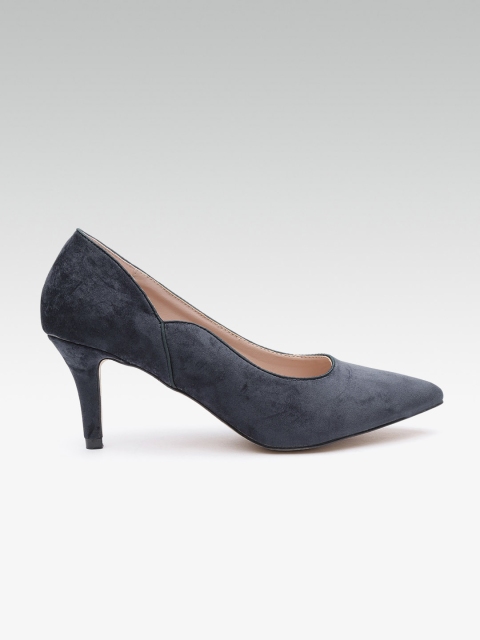 

Carlton London Women Navy Blue Solid Pumps