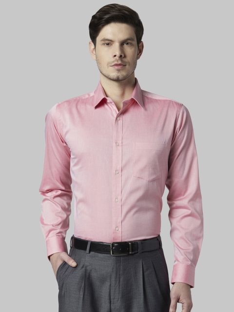 

Park Avenue Men Red Regular Fit Solid Formal Shirt