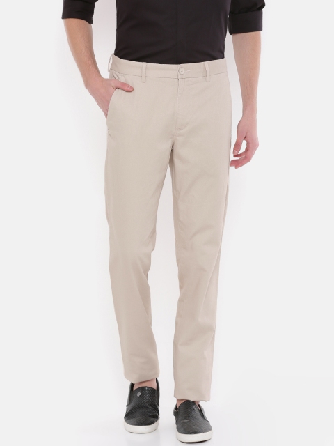 

Park Avenue Men Beige Neo Regular Fit Solid Chinos