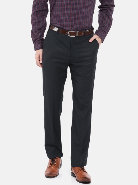 

Park Avenue Men Blue Smart Fit Solid Formal Trousers