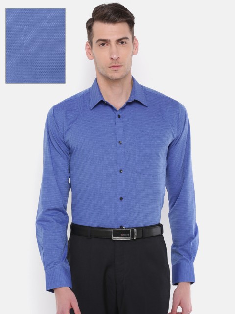 

Park Avenue Men Blue Slim Fit Printed Formal Shirt
