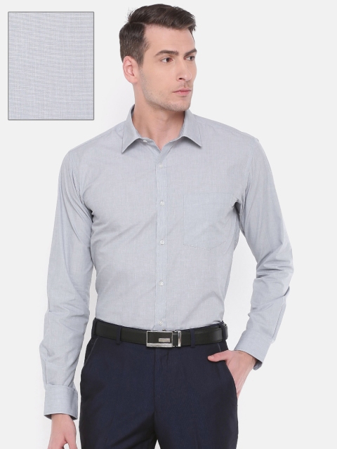 

Park Avenue Men Grey Slim Fit Solid Formal Shirt