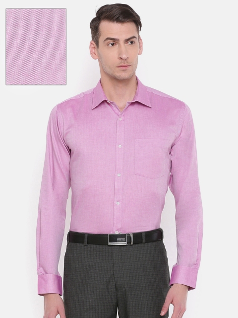 

Park Avenue Men Pink Slim Fit Solid Formal Shirt