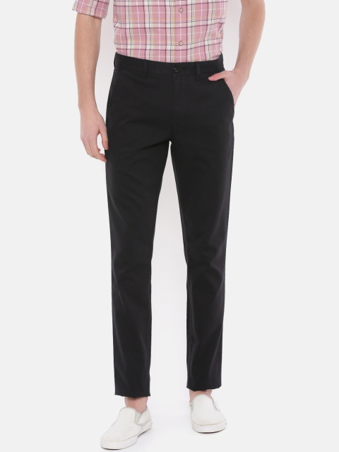 

Park Avenue Men Black Neo Regular Fit Solid Regular Trousers