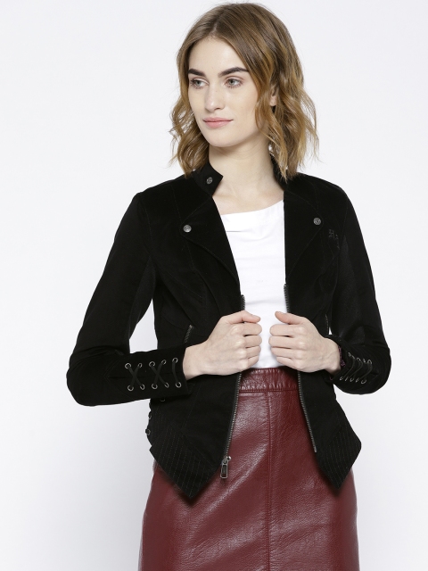 

Harley-Davidson Women Black Solid Tailored Jacket