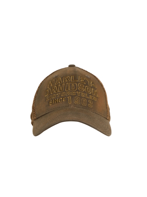 

Harley-Davidson Men Brown Printed Baseball Cap