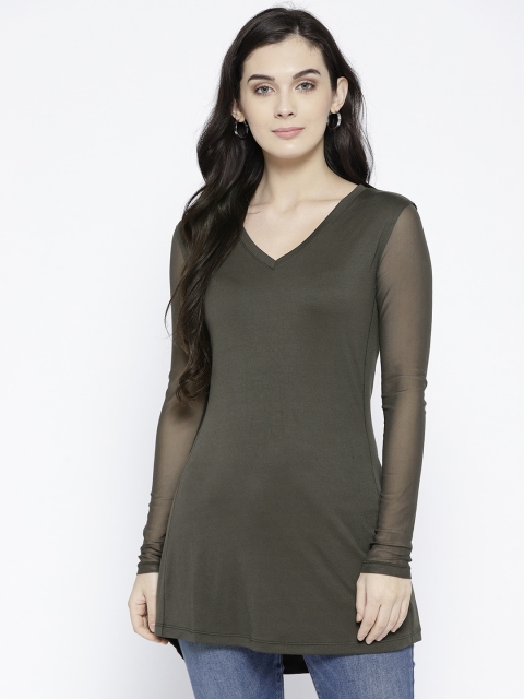 

Harley-Davidson Olive Green Solid Tunic