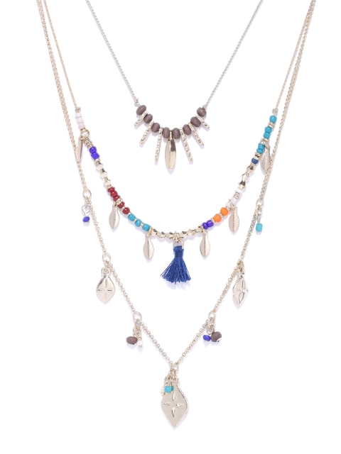 

Accessorize Multicoloured Beaded Layered Necklace, Multi