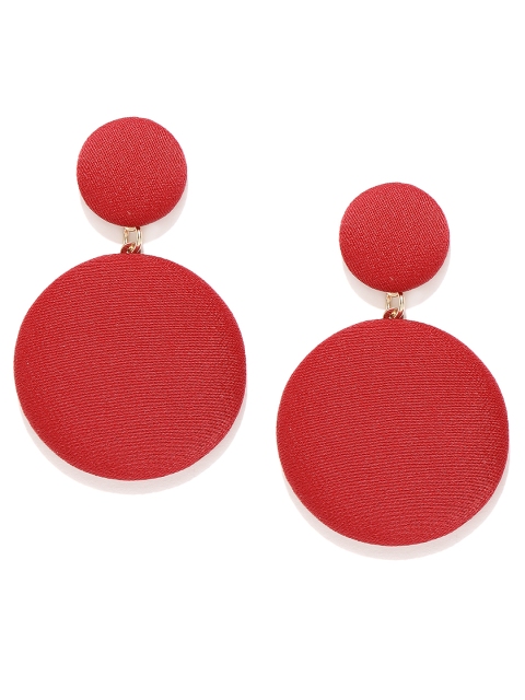 

Accessorize Red Circular Drop Earrings