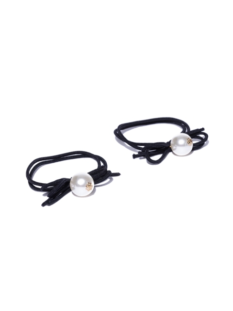 

Accessorize Women Set of 2 ponytail Holders, Black