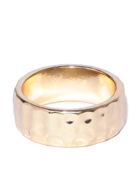 

Accessorize Women Rose Gold-Toned Textured Finger Ring
