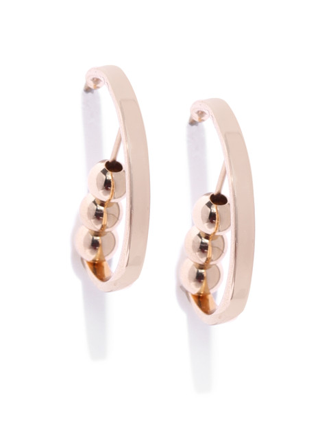 

Accessorize Gold-Toned Contemporary Half Hoop Earrings