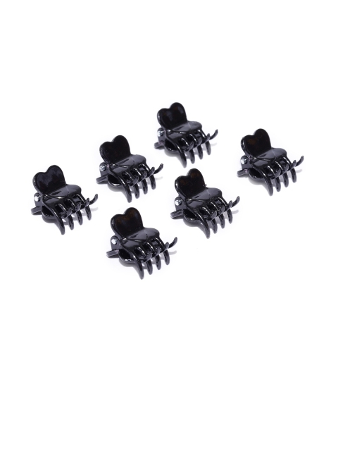 

Accessorize Black Set Of 6 Claw Clips